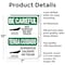 Signmission Hot Surface Sign, 10 in H x 7 in W, Aluminum, Hot Surface Do Not Touch Bilingual OS-2PACK-BC-A-710-L-10029 - alternate 2